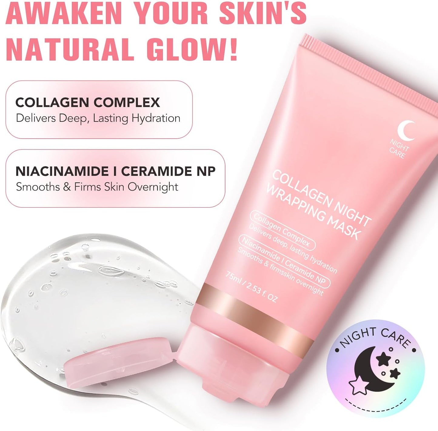 Collagen Night Wrapping Peel Off Mask (free delivery and cash on delivery)