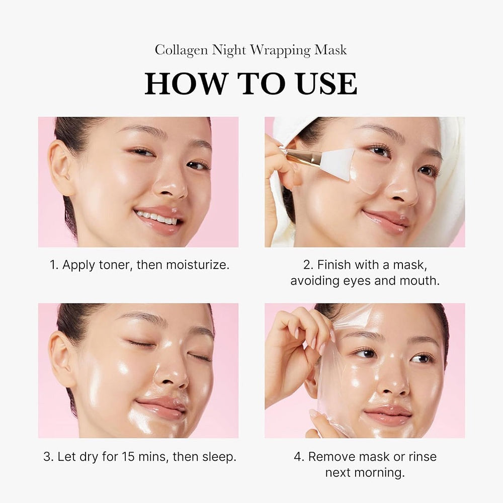 Collagen Night Wrapping Peel Off Mask (free delivery and cash on delivery)