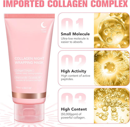 Collagen Night Wrapping Peel Off Mask (free delivery and cash on delivery)